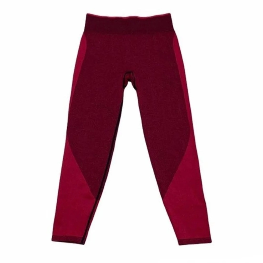 PINK VS red seamless leggings